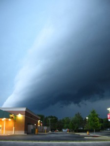 That is a wall of solid storm comin atcha.
