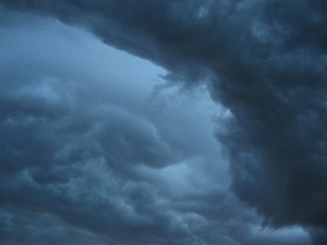 These are known as struthionimbus clouds.