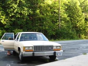 The faithful Lovemobile after several thousand miles of Touring.