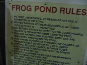 These rules were handed down through generations of ruling frogs.