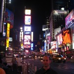 Josh Homer in Times Square!