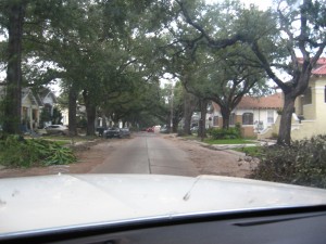 Most of the neighborhoods I drove through looked like this.