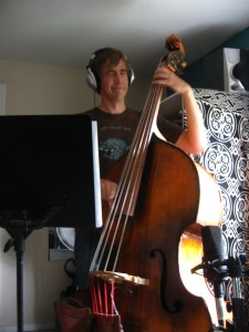Yes, friends, that is a 5-string upright bass.